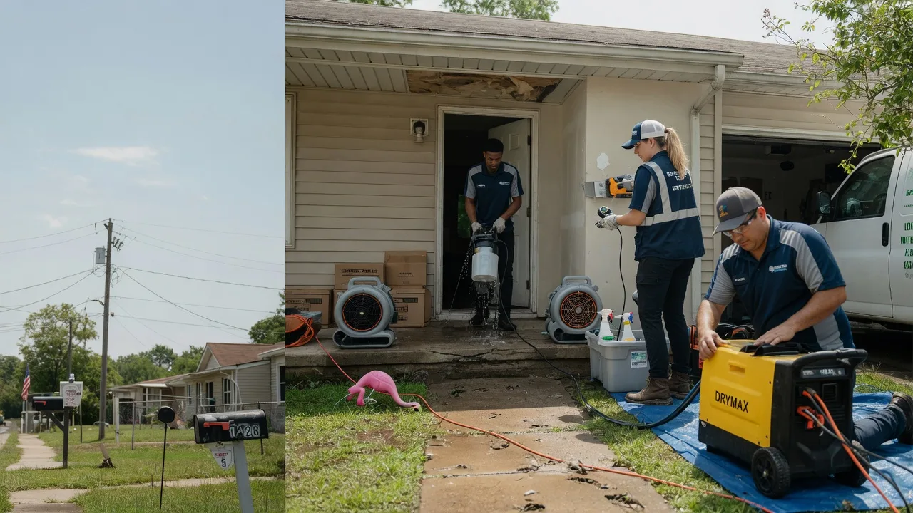 Storm Damage Water Removal in Garciasville, TX near me